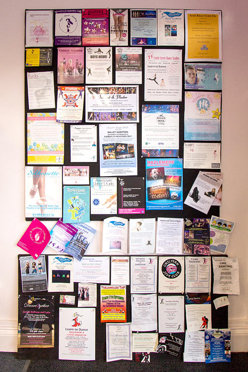 Customers are always having a look at our dance schools and adults dance classes listing board within Dancers Boutique for all the latest happenings.