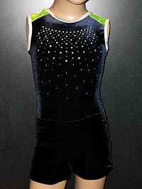 diamente leotards, lime green leotards for disco and dance.