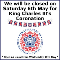 Dancers Boutique will be closed on Saturday 6th May 2023 for the King's Coronation Weekend. Normal opening hours again from the following Wednesday.