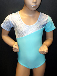 Childrens NEW Spring Collection print leotard for young dancers and gymnasts.