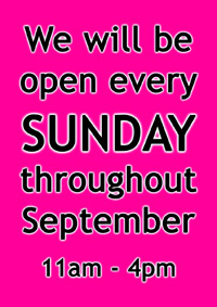 Dancers Boutique will be open EVERY DAY for the next two weeks.