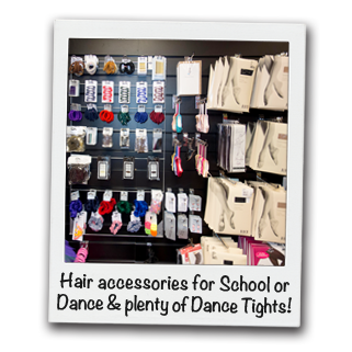 We stock a whole range of hair accessories for school and dance schools including hair ties , clips and pins as well as bun shapers and bun nets.