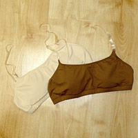 Dance bra and under garments for dance students.