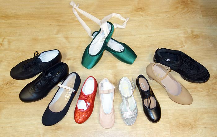 Dancers Boutique, the Dance Shop for Pointe Shoes, Jazz Soft Shoes, Tap Shoes, Ballet Slippers, Sparkly Red Tap Shoes, Ballet Shoes, Childrens Ballroom Shoes, Black Character Shoes, Tan Character Shoes and Dance Trainers.