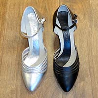 Capezio dance shoes and salsa shoes.